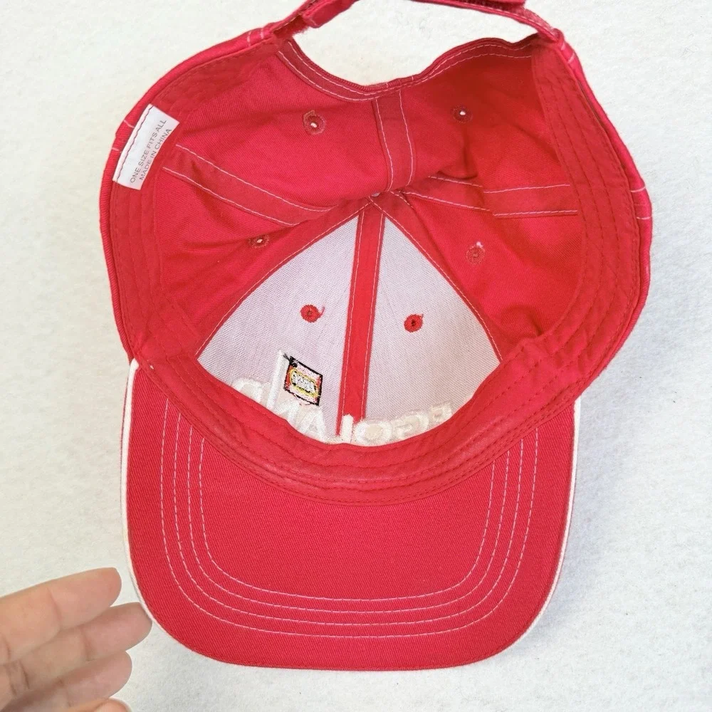 LEGOLAND California Red Souvenir Hat Adjustable Strap Back Baseball Cap OSFM